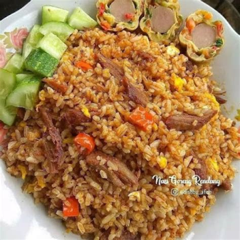 Resep Nasi Goreng Rendang Yang Unik Dan Rasanya Mantul Topwisata