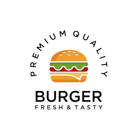 Logotipo De Hamburguesa Etiqueta De Comida R Pida Dise O Vintage De