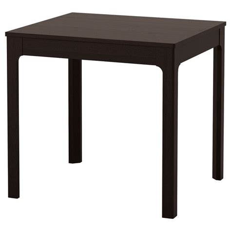 Стол обеденный IKEA Раздвижной стол, темно-коричневый 80/120x70 см ...