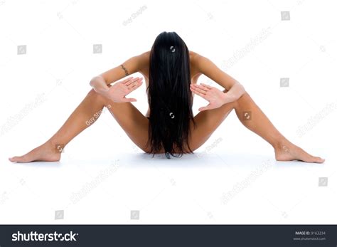 Nude Girl On White Background Stock Photo Shutterstock