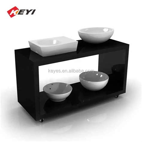 Custom Design Retail Pos Metal Floor Standing Wash Basin Display Stand