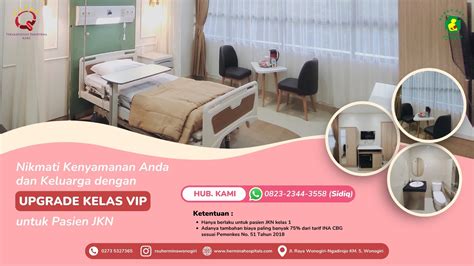 Hermina Hospitals Vip Class Upgrade For Jkn Patients