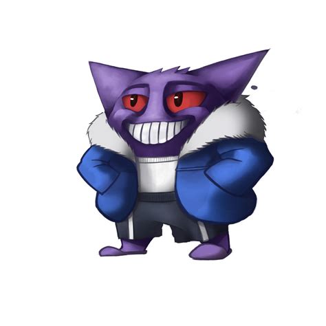 Gengar Sans Unfinished By Slimygoo On Deviantart