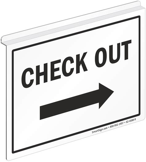 Check Out Signs