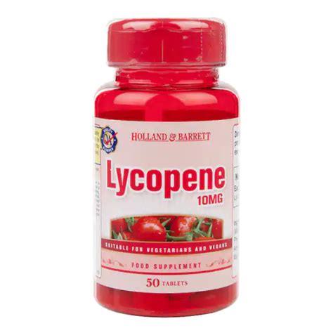 Holland & Barrett Lycopene 10 мг 50 таблетки