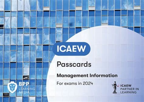 ICAEW Management Information Passcards BPP Learning Media Książka