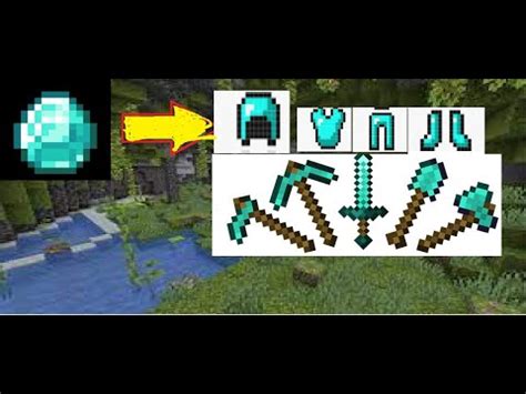 Mining Diamonds For Making Diamond Armor And Tools Minecraft Gameplay