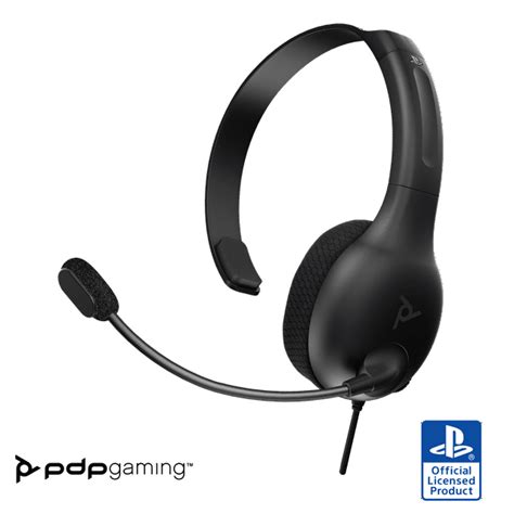 Pdp Gaming Lvl30 Wired Chat Headset With Noise Cancelling Microphone Black Playstation 5