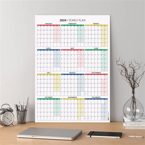 2024 Yearly Plan Giant 2024 Wall Calendar Wall Planner Annual