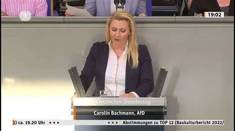 Aktuell Rede Carolin Bachmann Afd Am April Im Deutschen