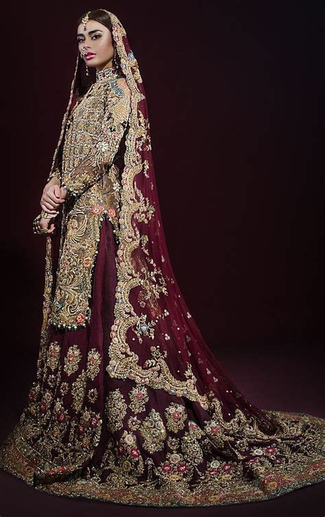 Heavily Embroidered Bridal Lehenga Pakistani Bridal Lehenga Pakistani Bridal Wear Indian