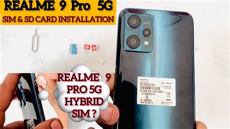 Realme 9 Pro 5G How To Insert 2 Sim SD Card Really Possible