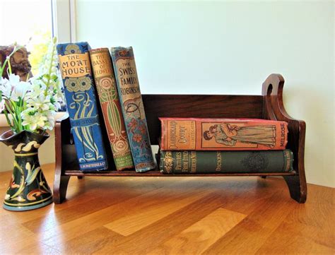 Handcrafted Vintage Book Rack F Hole Style Detail Etsy UK Book