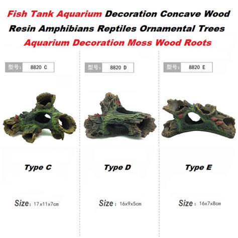 Jual Hiasan Dekorasi Kayu Imitasi Aquarium Aquascape Ikan Decoration