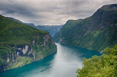 Nature Landscape Clouds Norway Mountains River Wallpapers Hd