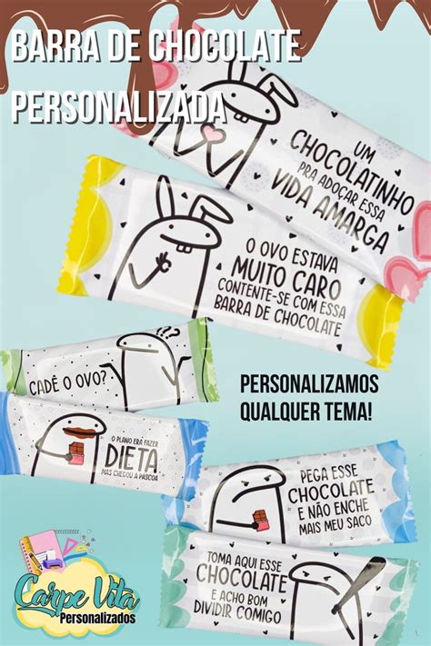 Barra De Chocolate Personalizada Elo Produtos Especiais