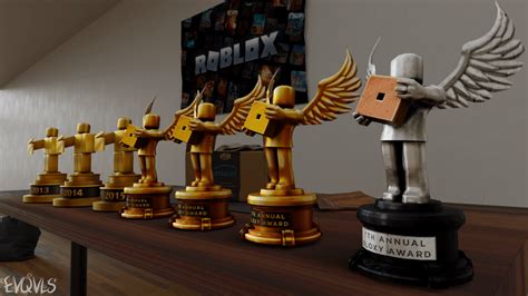 The evolution of the Bloxy Award, opinions? (Roblox GFX) : roblox