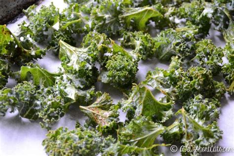 Spicy Baked Kale Chips - A Few Shortcuts