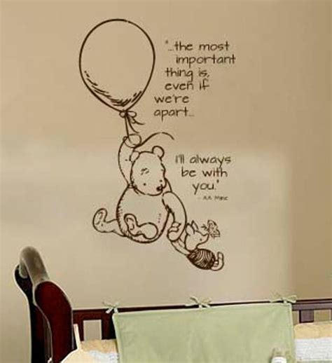 Classic pooh wall decal by wildgreenrose on Etsy