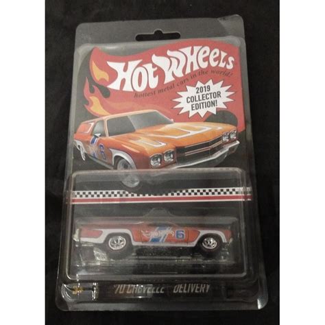 Carrinho Hot WHEELS 70 CHEVELLE DELIVERY 2019 Edição de colecionador Shopee Brasil