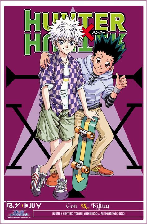 Gon And Killua 01 By Ale Mangekyo On DeviantArt Hunter Hunter X