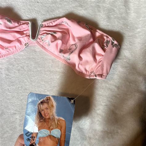 S Vintage Bikini Top Never Worn Great Depop