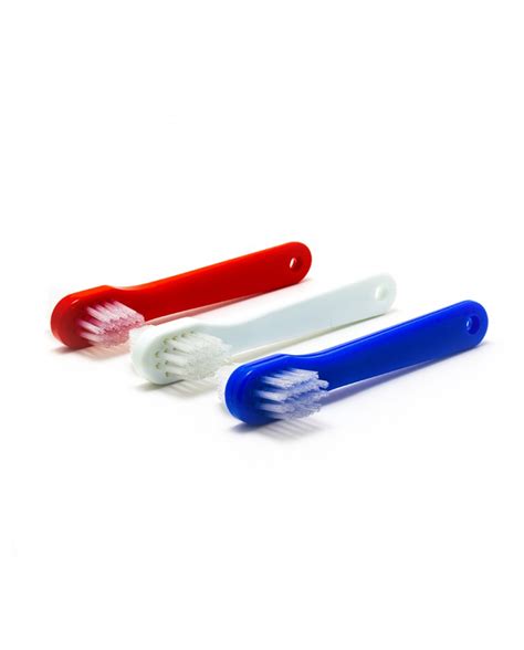 Acclean Denture Brush Red