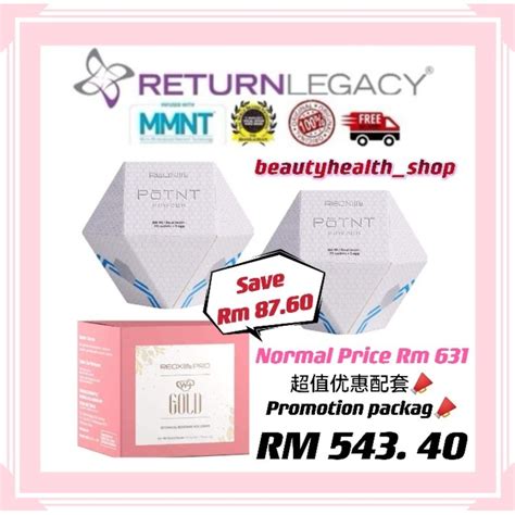 Free Shipping Ready StockReturn Legacy Potent ReoxLife 20 Sachets