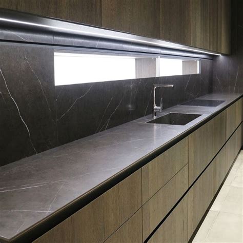 Porcelanosa Xtone Liem Dark Stone Kitchen Worktops Kitchen Worktop