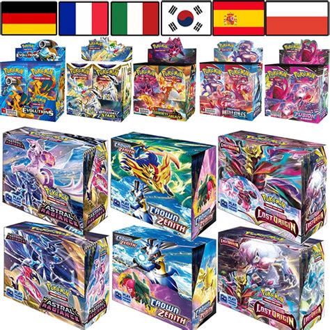 Cartas de Pokémon en inglés francés y español piezas de 360 origen