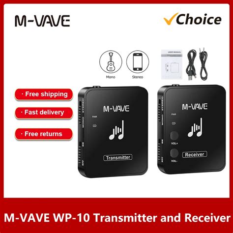 M Vave Wp Ghz Wireless Earphone Monitor System Rechargeable