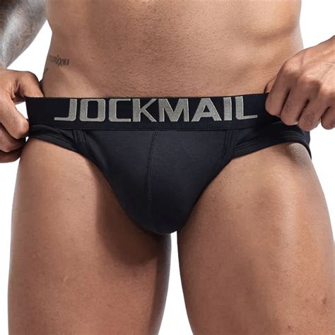 Jockmail Sexy Men Underwear Briefs Bikini Trunks Shorts Underpants Man