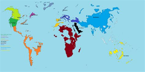 Map Of The World In 2086 After A Massive Sea Level Rise Imaginarymaps