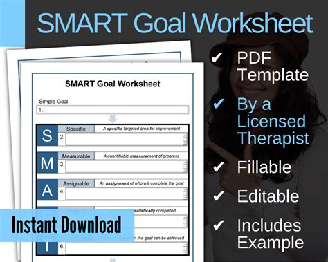 Smart Goals Worksheet Activity Creately Worksheets Library