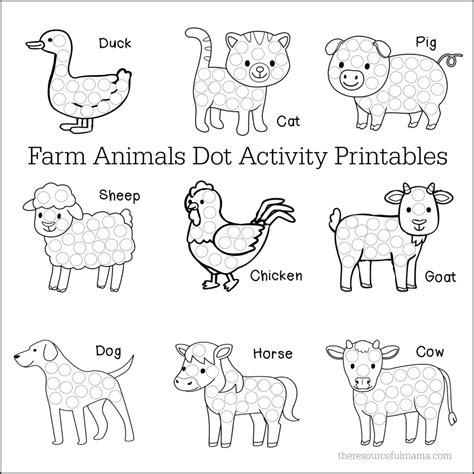 Printable Images Of Farm Animals