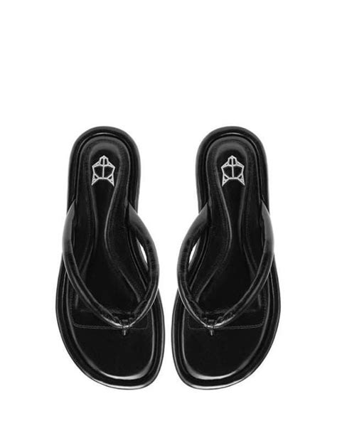 Naked Wolfe Grenada Flip Flop In Black Lyst