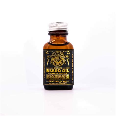 Tobacco And Vanilla Beard Oil Bearded Chap Barber Temple Australia