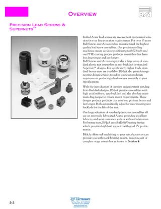 Thomson BSA Bronze Nuts PDF