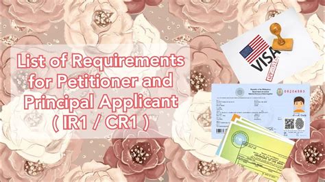 Nvc Processing Part List Of Requirements Civil Document Us Visa