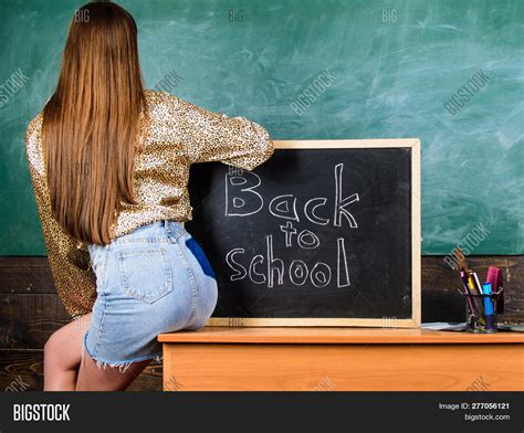 Girl Denim Skirt Image And Photo Free Trial Bigstock