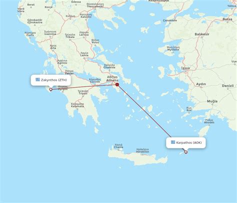 Flights From Karpathos To Zakinthos Aok To Zth Flight Routes