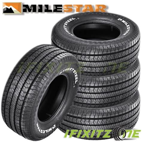 4 Milestar Streetsteel P215 60R15 93T SL RWL All Season High