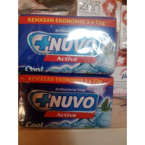 Jual Sabun Mandi Batang Nuvo 3 Pcs Shopee Indonesia