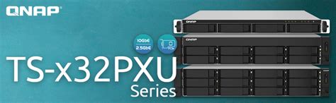 Qnap Ts Pxu Rp G Bay High Speed Smb Rackmount Nas With Two Gbe