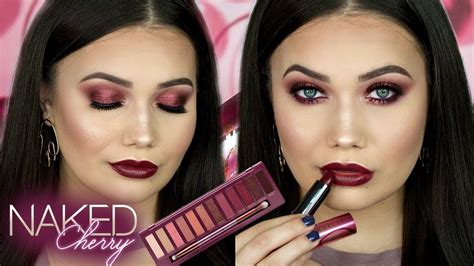 URBAN DECAY Naked Cherry Palette Tutorial First Impressions YouTube