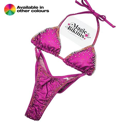 Quick Ship Bikini Mystique Soft Cup Suit NPC IFBB Pro League Magic Bikinis Custom