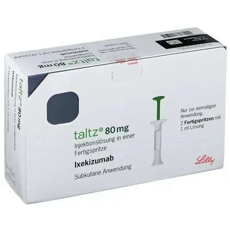 Taltz Ixekizumab 80mg Injection at Rs 31560/box | Sector 17 | Pune | ID: 2852523988130