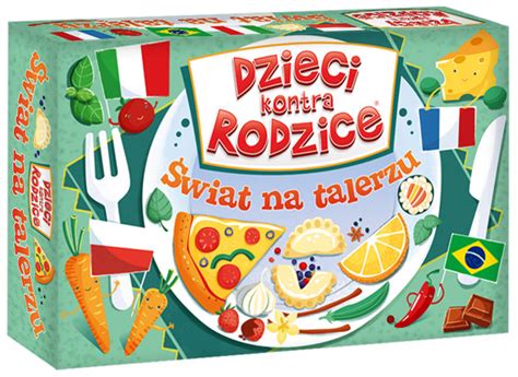 Dzieci Kontra Rodzice Wiat Na Talerzu Gra Rodzinna Kangur Kangur