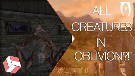 Oblivion All Creatures In Oblivion All Animals And Their Stats