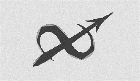 My Symbol Incomplete Infinity Sign With An Arrow This Sym Flickr